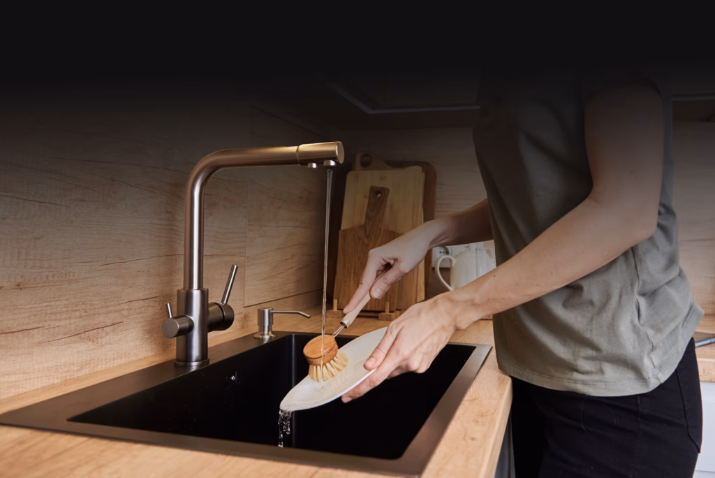 Tarjas modernas de acero inoxidable