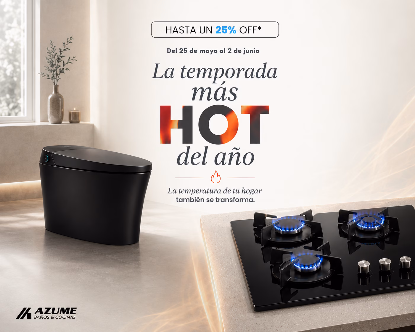 HOT SALE EN BAÑOS Y COCINAS