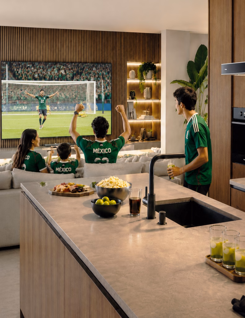 mundial en una casa renovada
